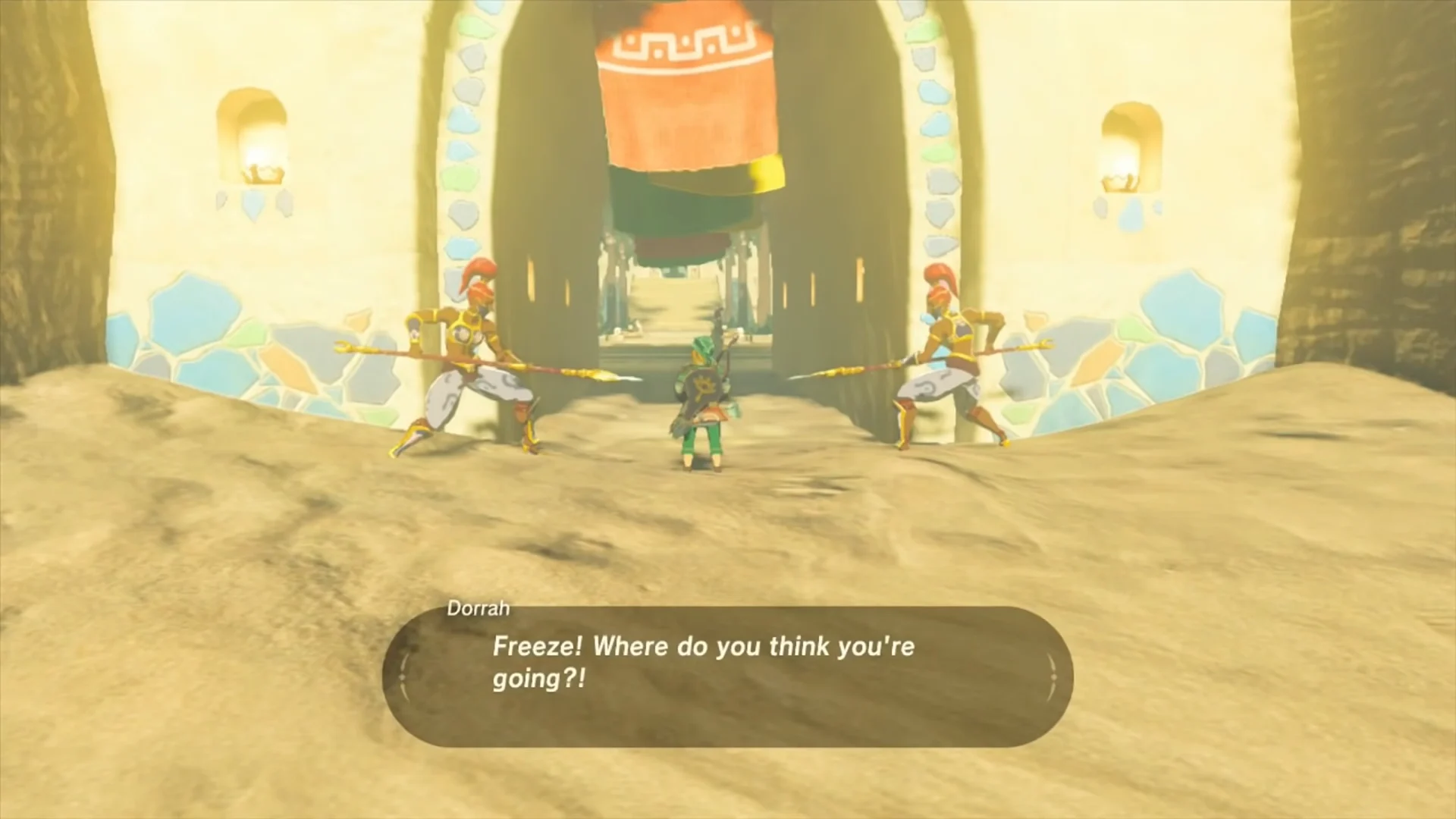 How To Get Into Gerudo Town if the entry is blocked