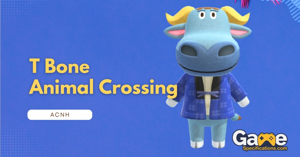 T Bone Animal Crossing – Adorable Bull Villager
