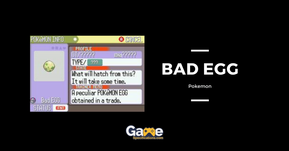 Bad Egg Pokemon