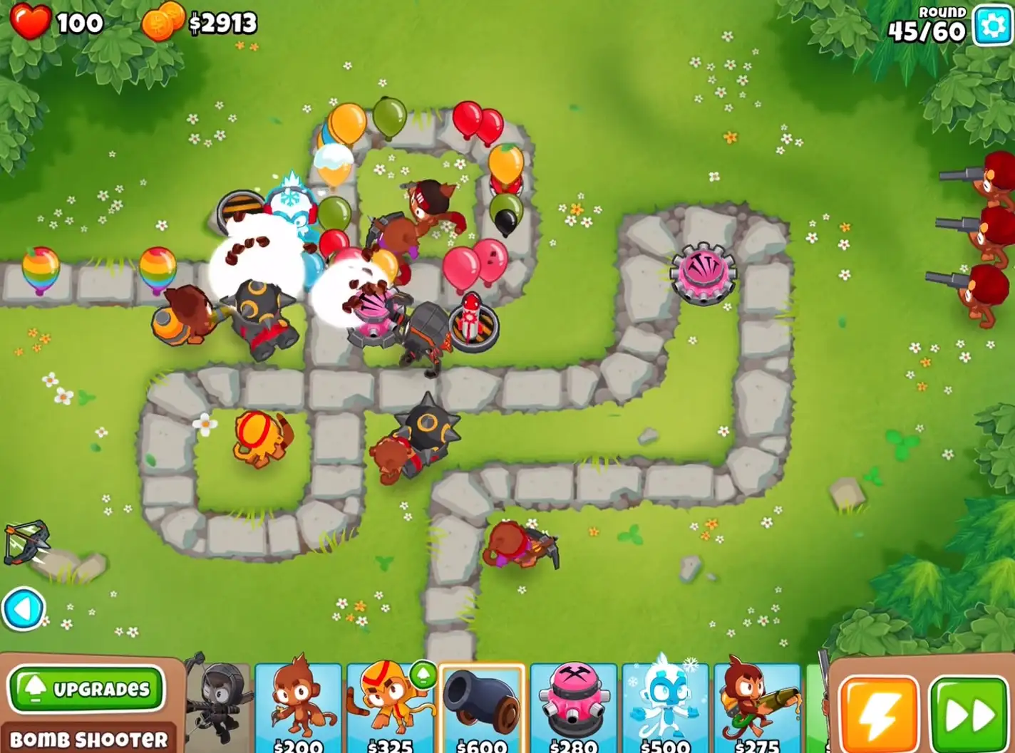 Intense Bloons Tower Defense Level