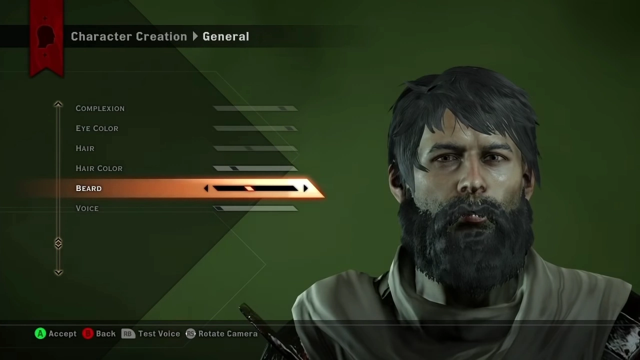 Dragon Age: Inquisition Character Creation