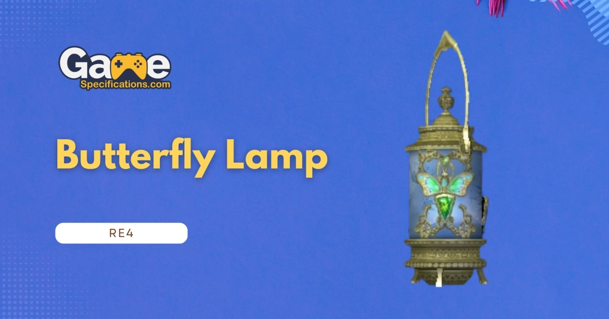 RE4 Butterfly Lamp – Beautiful Treasure Item