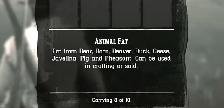 Animal Fat Description