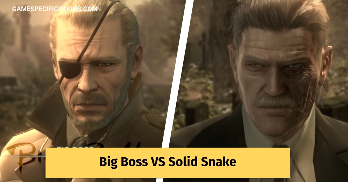 Big Boss VS Solid Snake