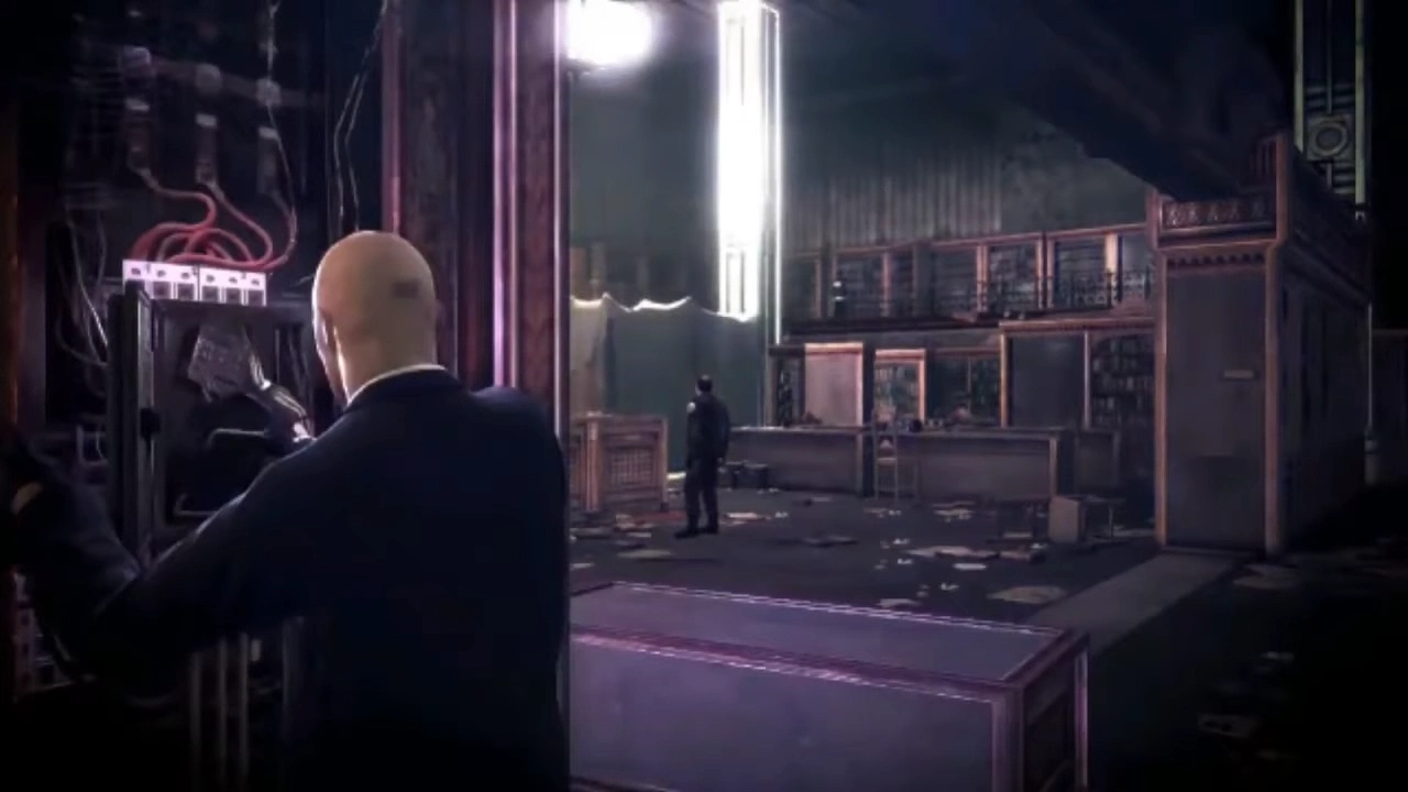 Barcode on Agent 47's Head