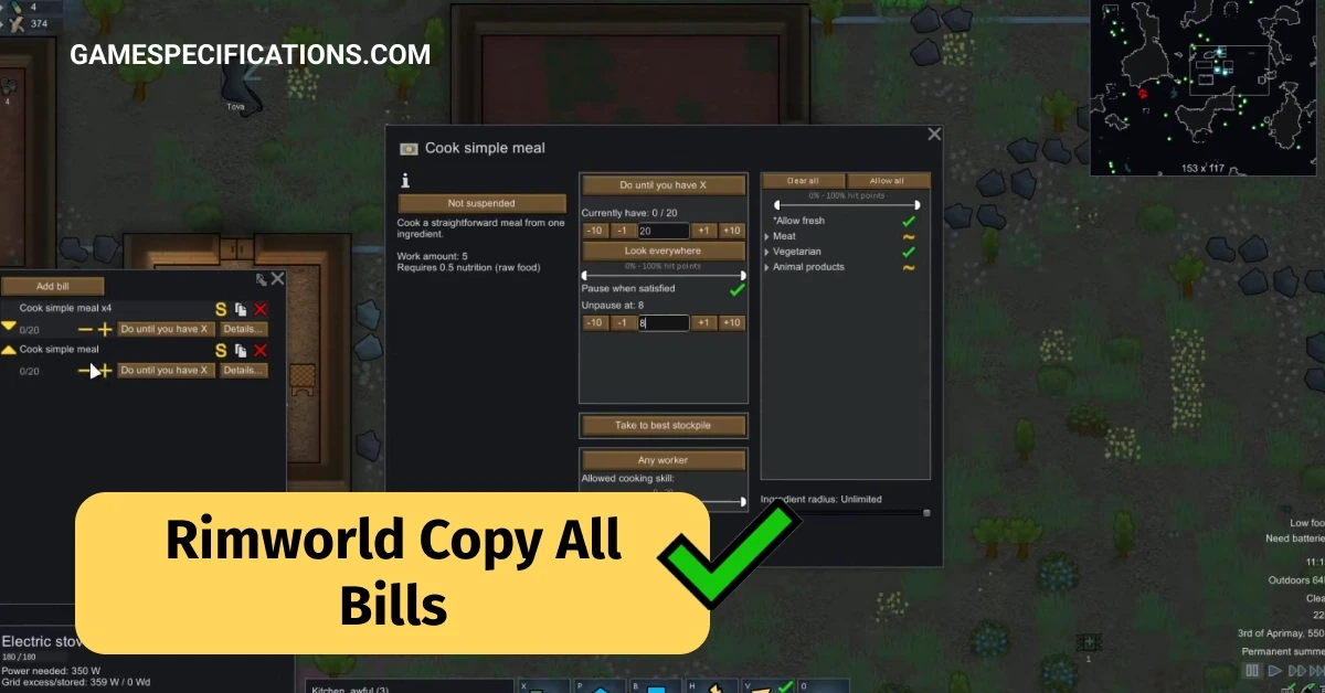 Rimworld Copy All Bills