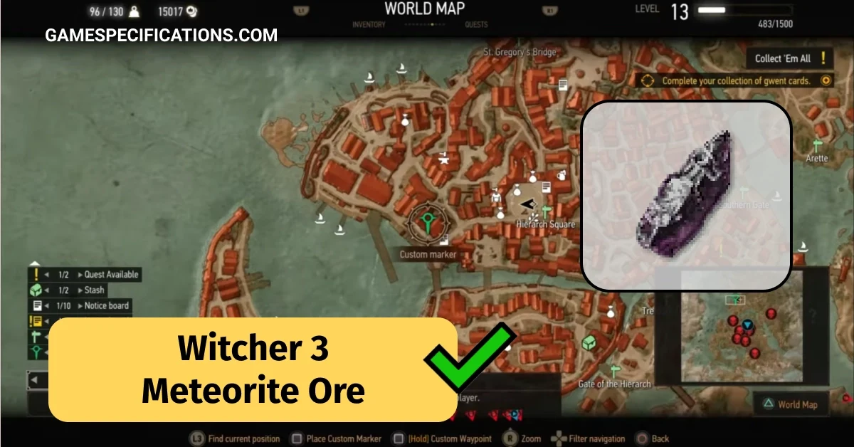 Witcher 3 Meteorite Ore
