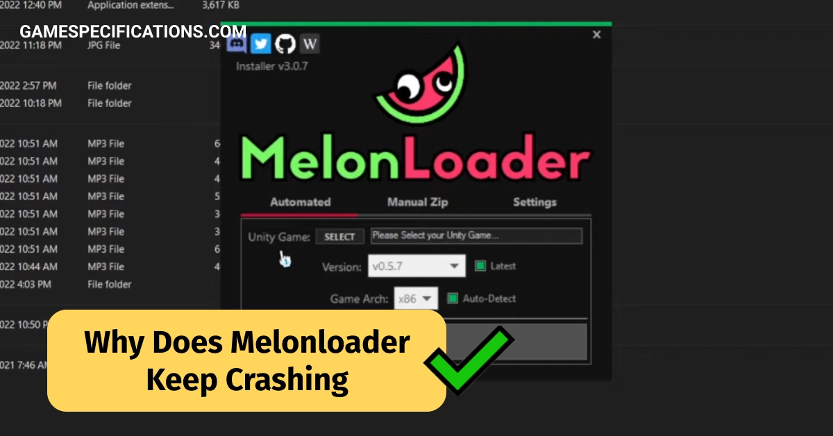 Why Does Melonloader Keep Crashing