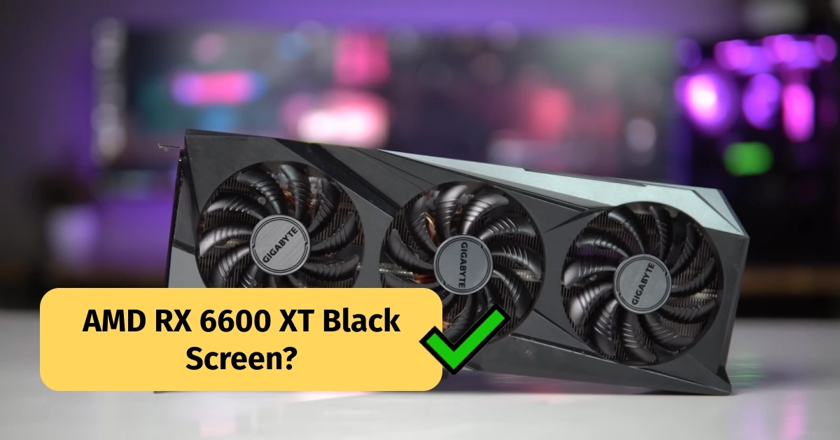 AMD RX 6600 XT Black Screen